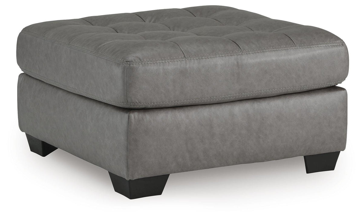 Clairette Court Oversized Accent Ottoman Chenille