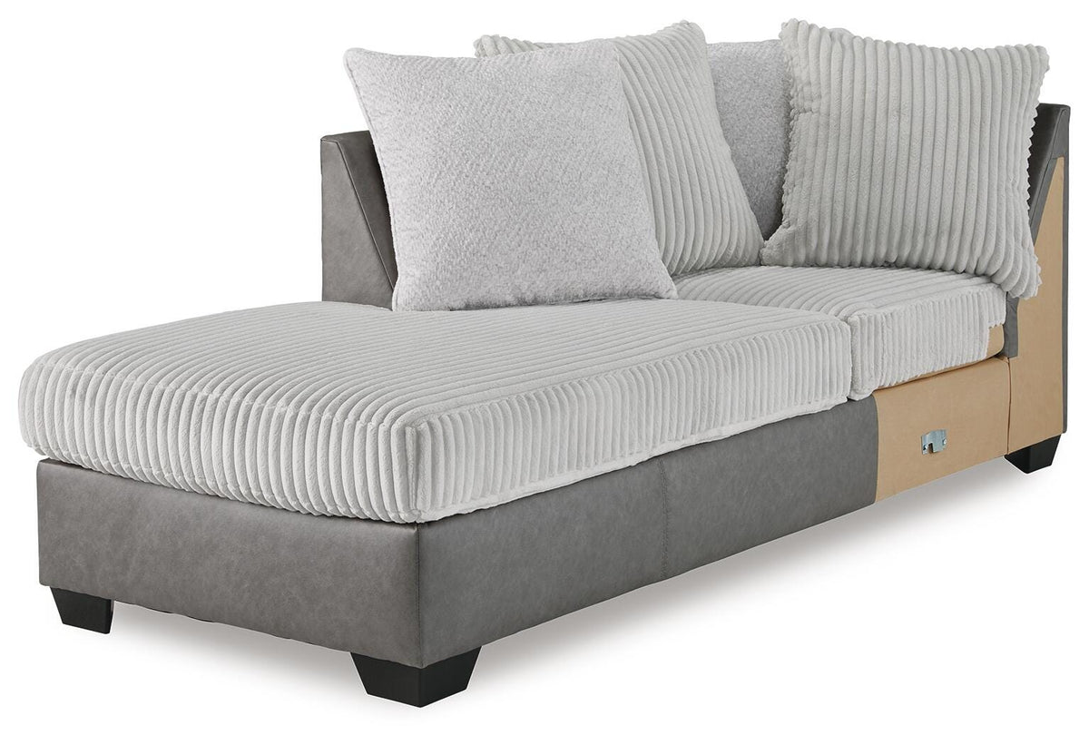 Clairette Court LAF Corner Chaise Chenille