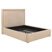 Lawson 54-inch Upholstered Platform Bed - Full, Light Saddle