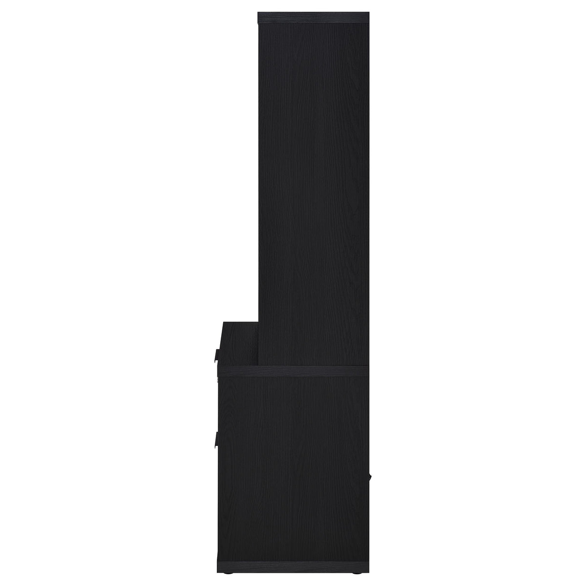 Westpark 3-piece Bedroom Set Bookcase Headboard - Full, Black