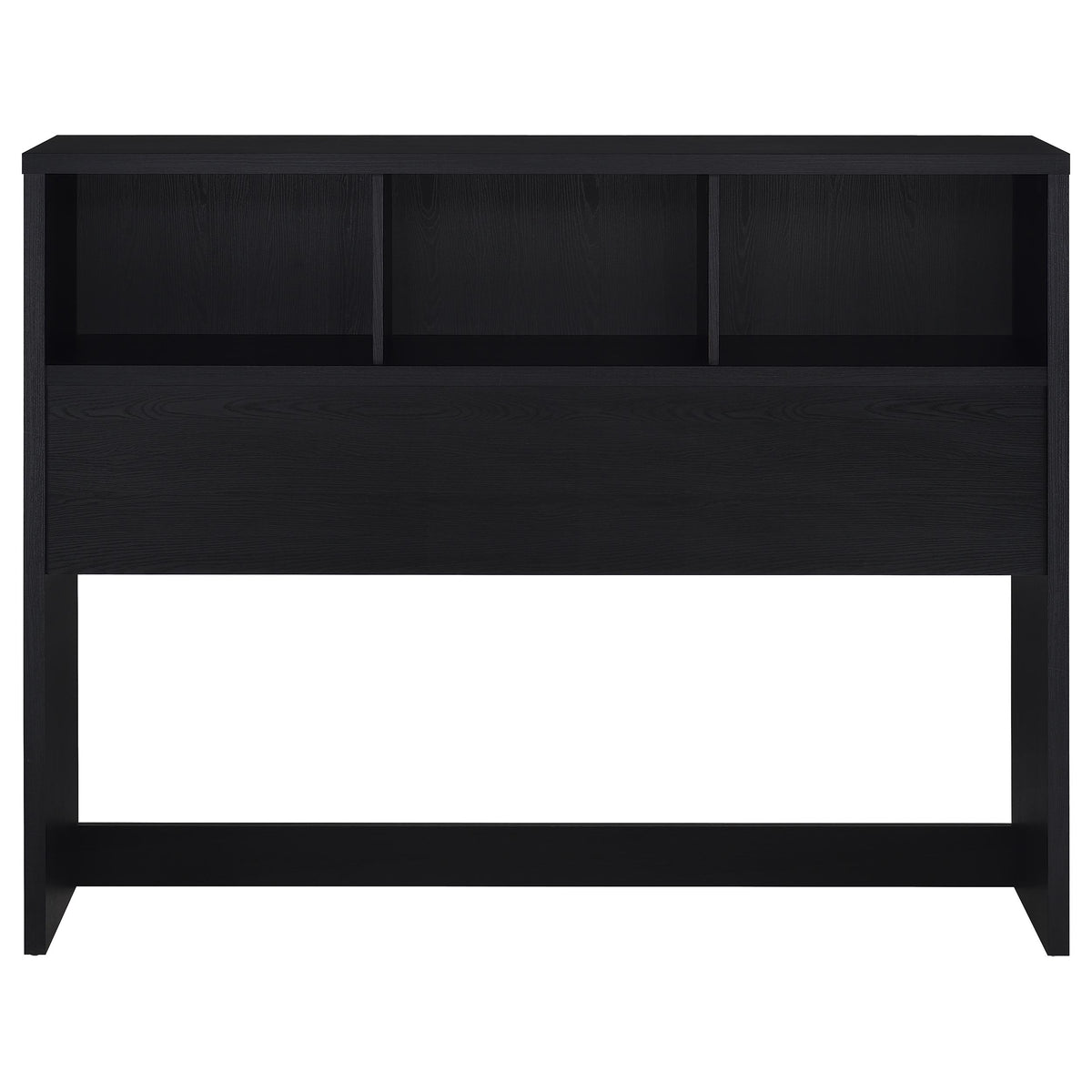 Westpark 3-piece Bedroom Set Bookcase Headboard - Queen, Black