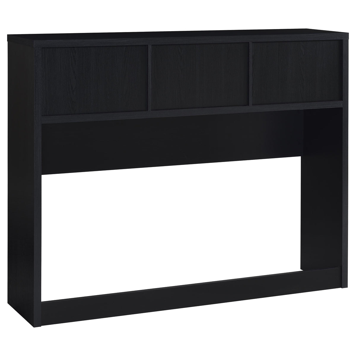 Westpark 3-piece Bedroom Set Bookcase Headboard - Queen, Black