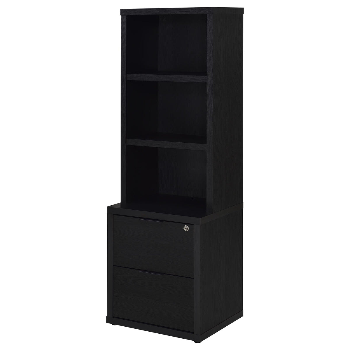 Westpark 3-piece Bedroom Set Bookcase Headboard - Twin, Black