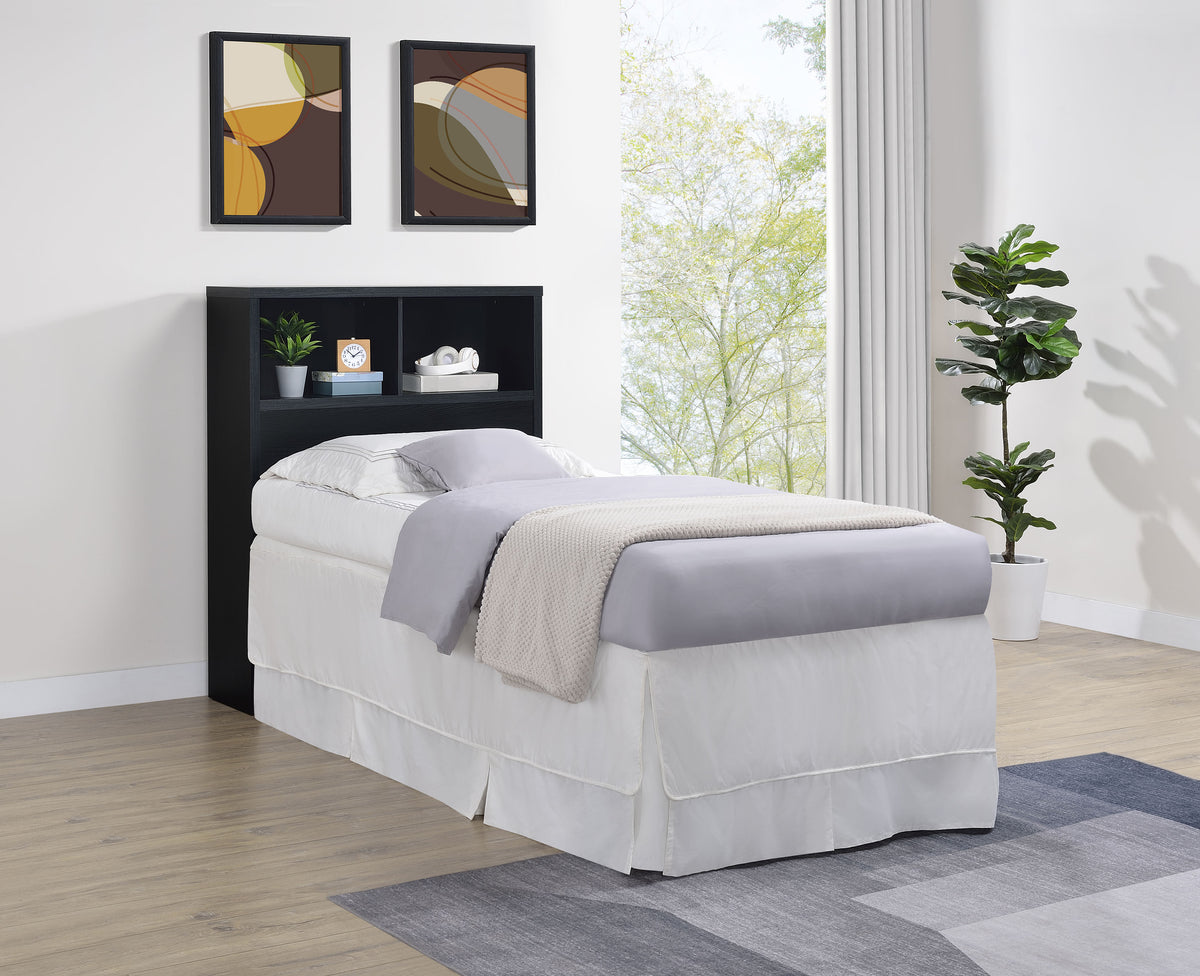 Westpark 49-inch Bookcase Headboard - Twin, Black