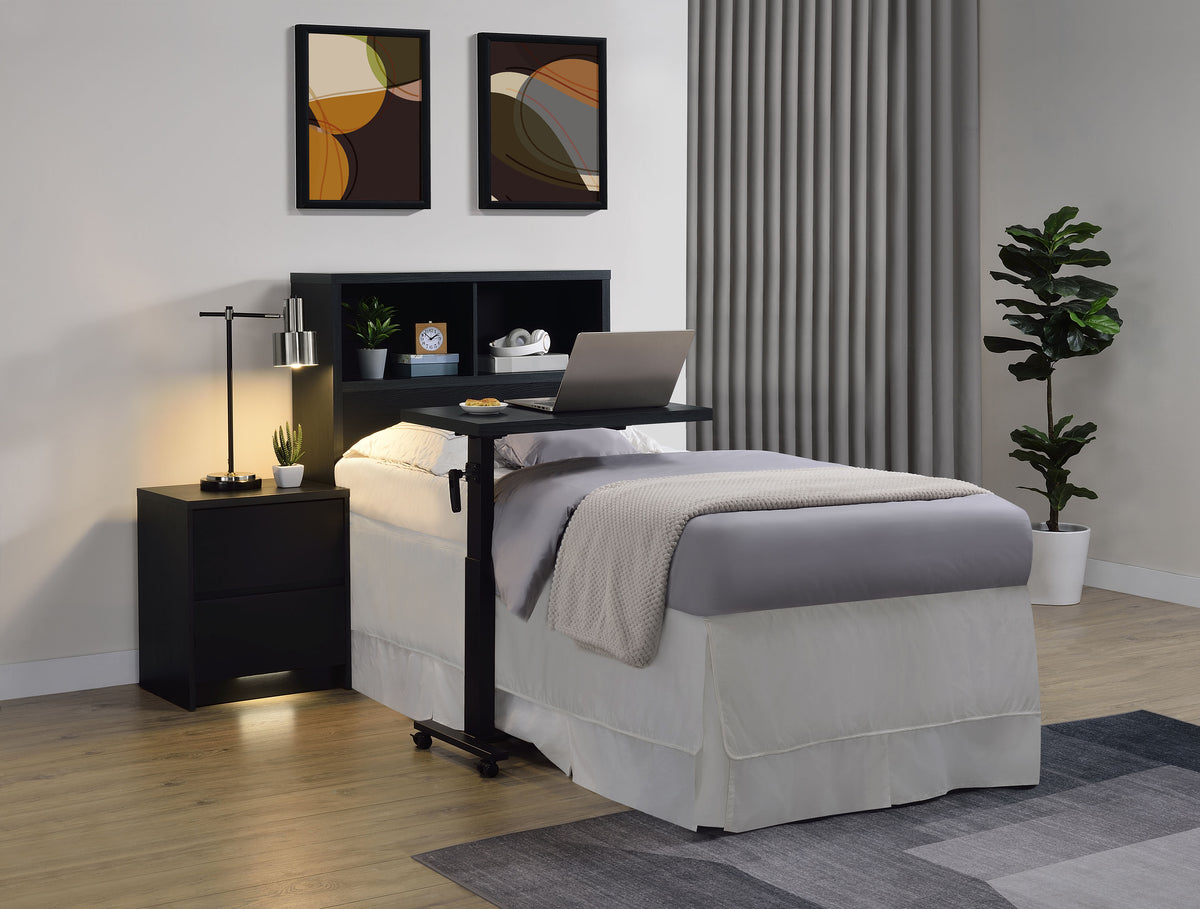 Westpark 49-inch Bookcase Headboard - Twin, Black