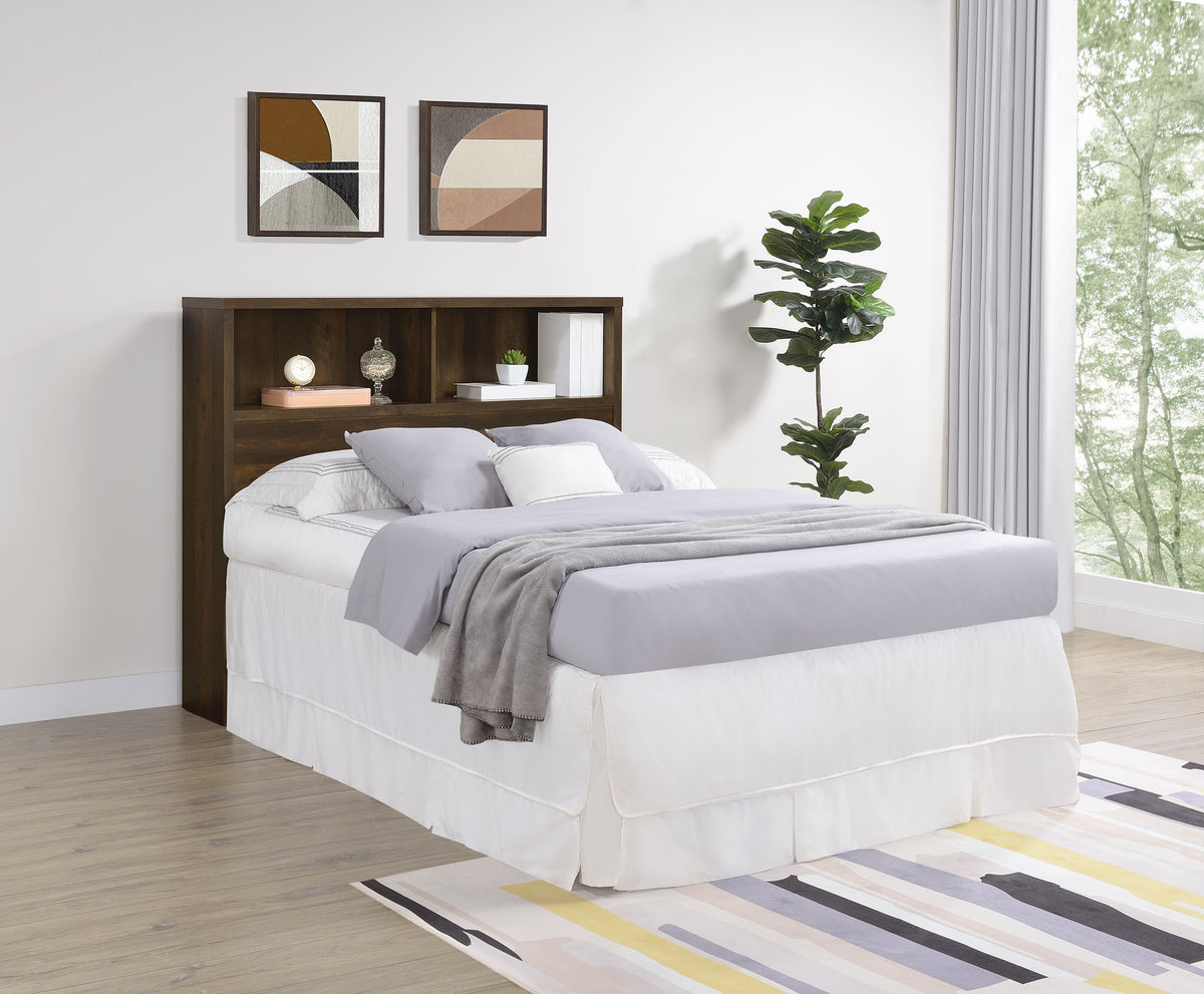 Westpark 49-inch Bookcase Headboard - Full, Dark Pine