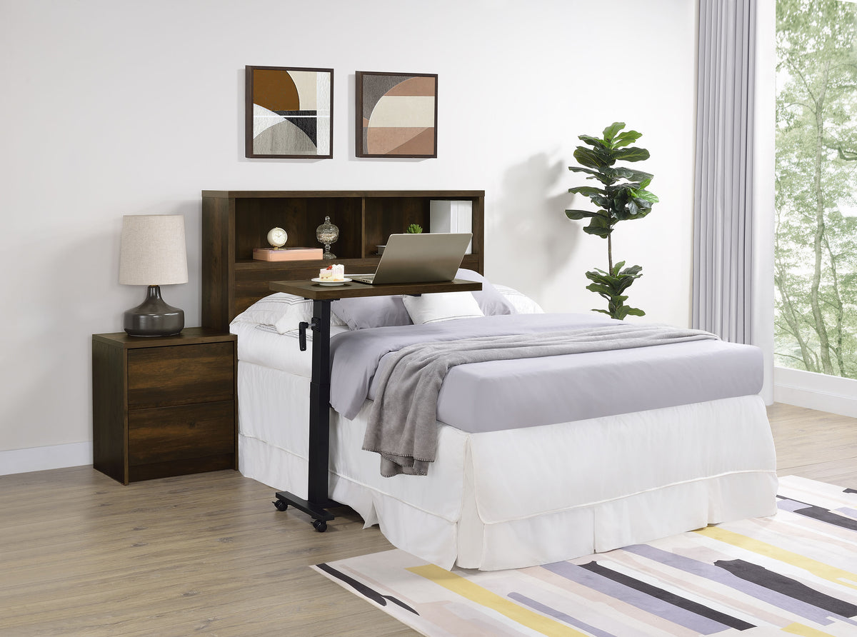 Westpark 49-inch Bookcase Headboard - Full, Dark Pine