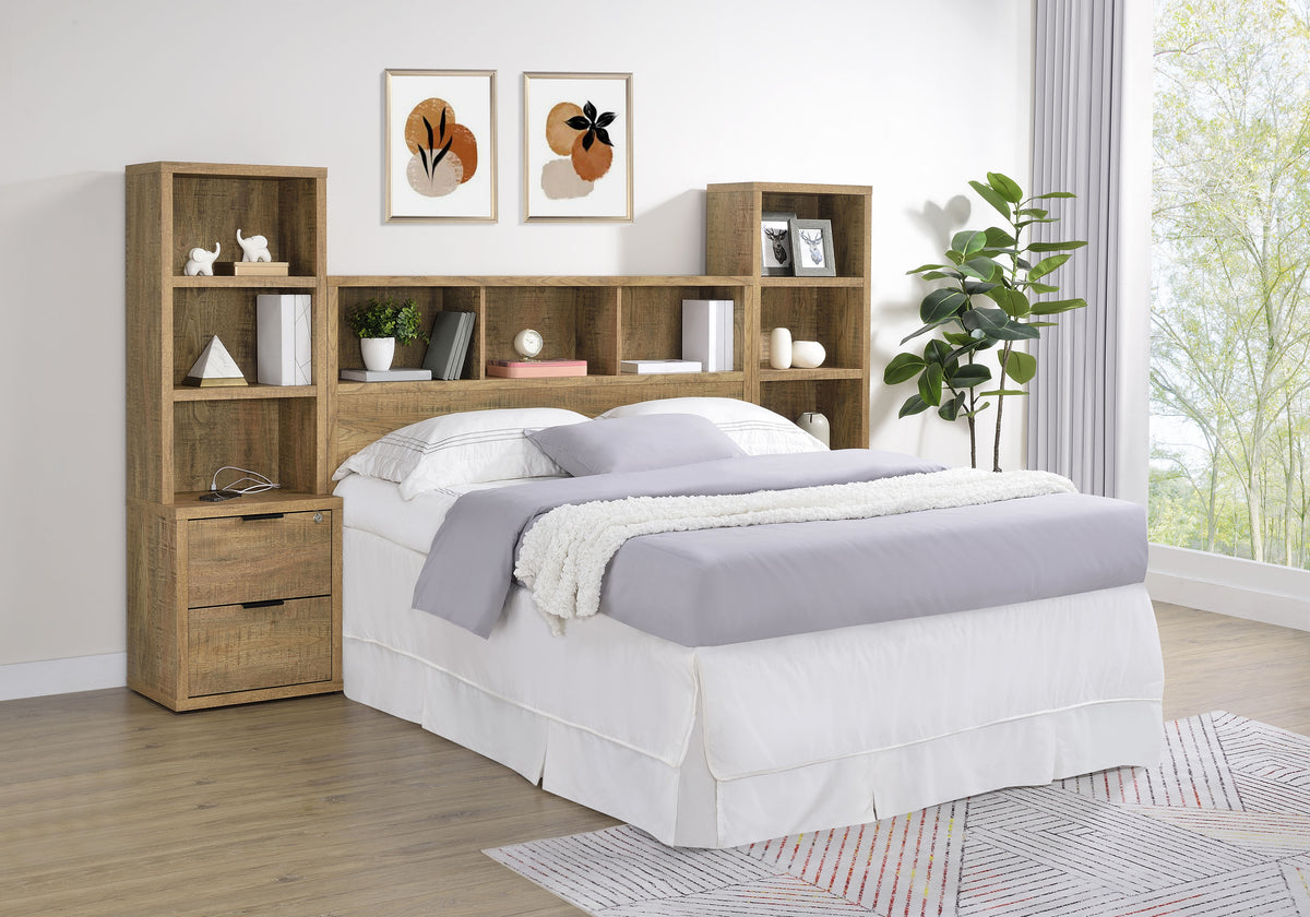 Westpark 3-piece Bedroom Set Bookcase Headboard - Queen, Mango