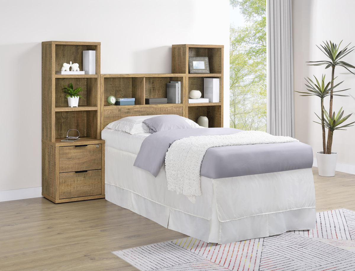 Westpark 3-piece Bedroom Set Bookcase Headboard - Twin, Mango