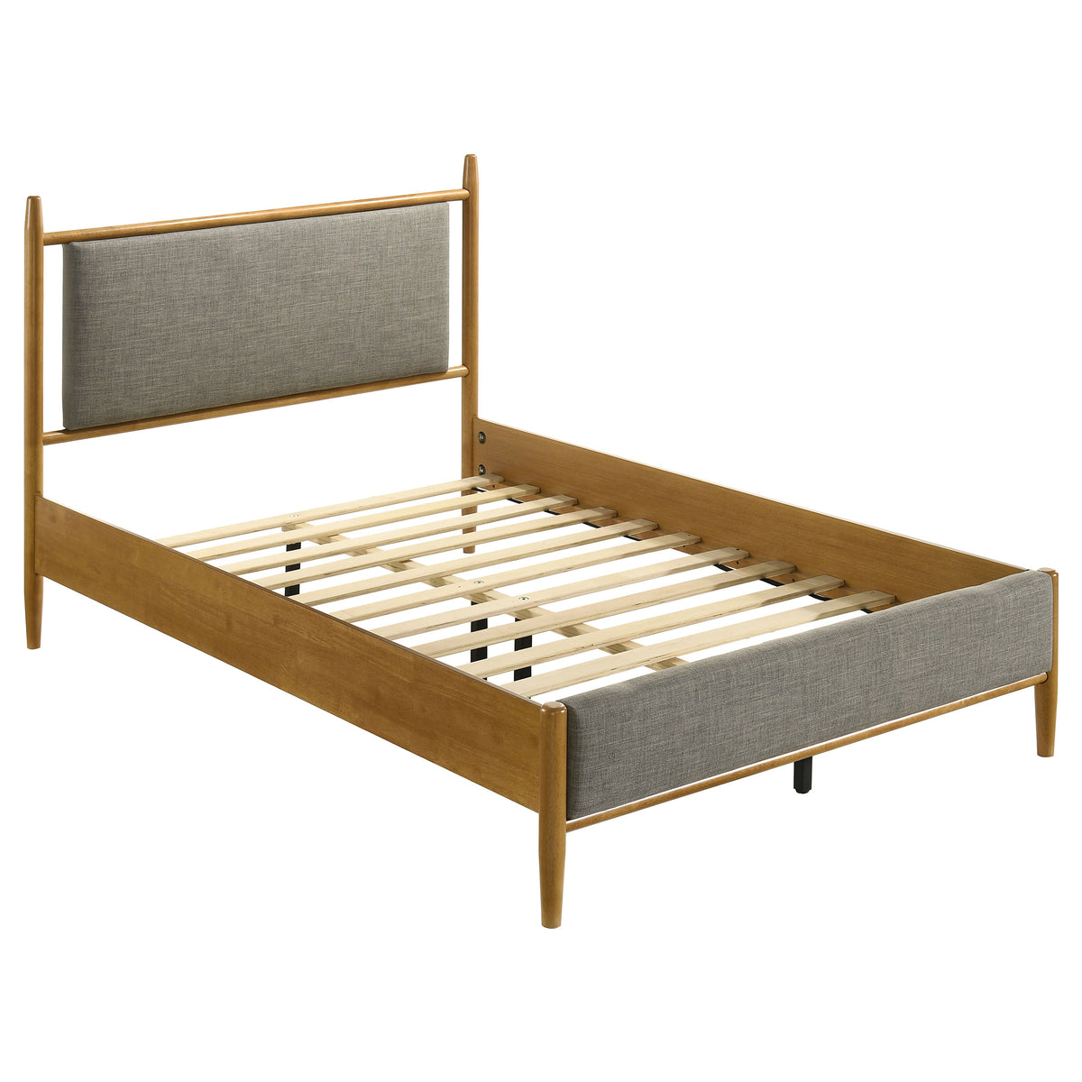 Mason 46-inch Panel Platform Bed Light Brown - Full