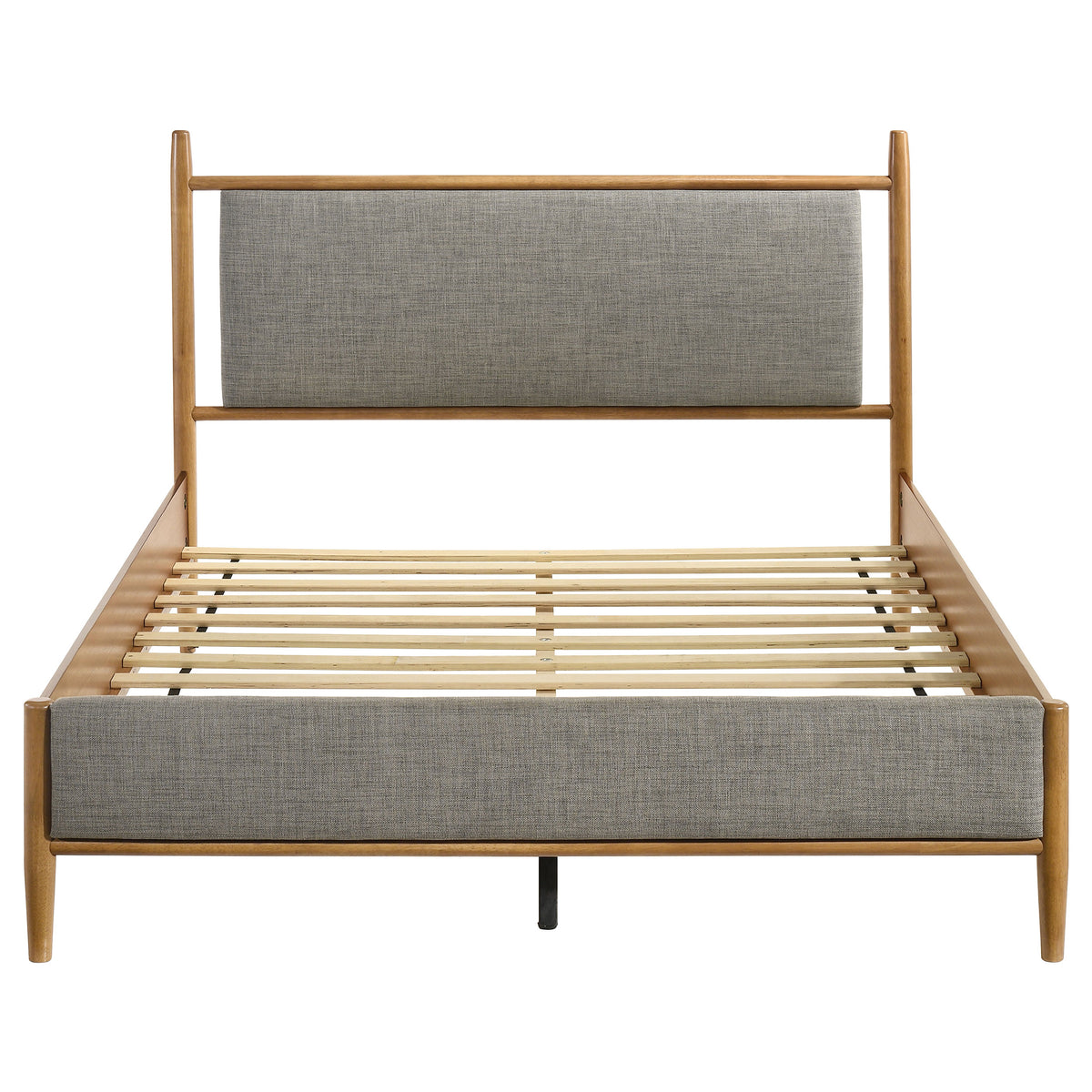 Mason 46-inch Panel Platform Bed Light Brown - Queen