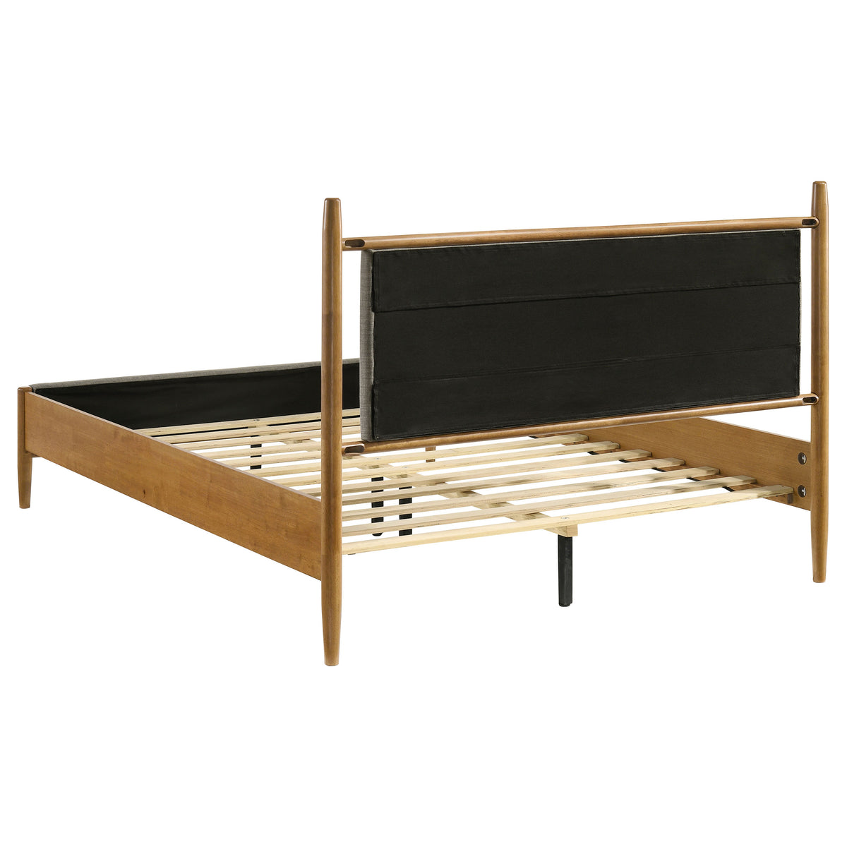 Mason 46-inch Panel Platform Bed Light Brown - Queen