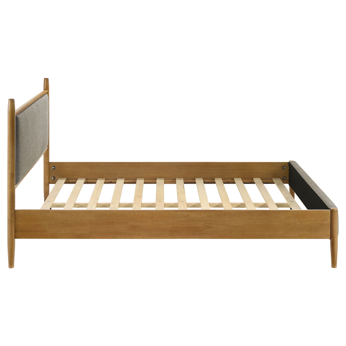 Mason 46-inch Panel Platform Bed Light Brown - Queen