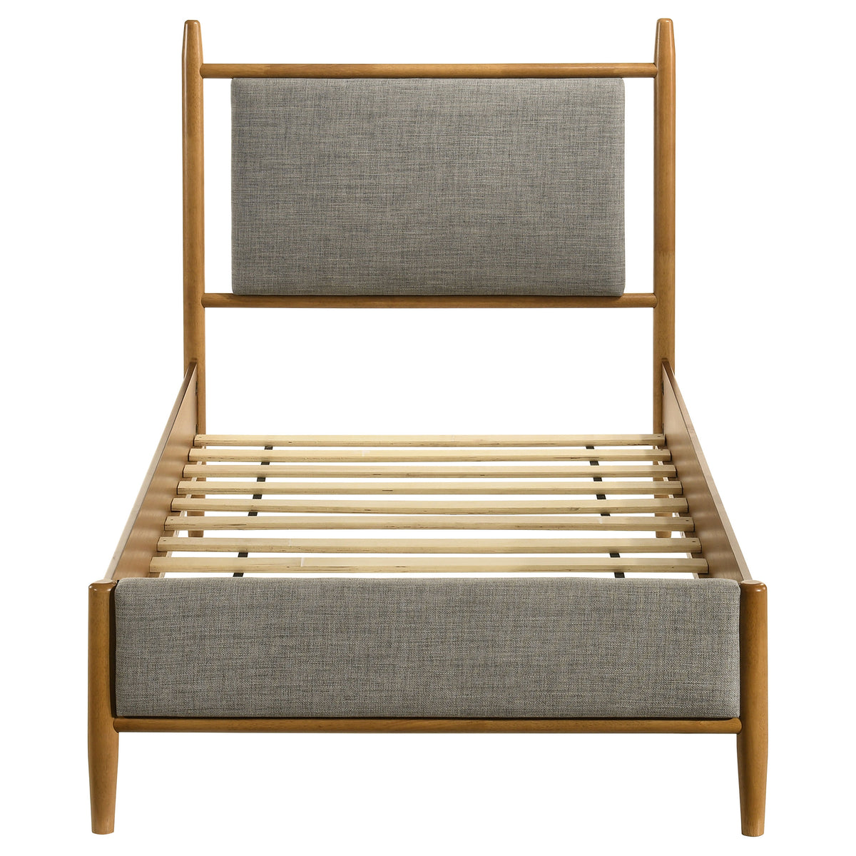 Mason 46-inch Panel Platform Bed Light Brown - Twin