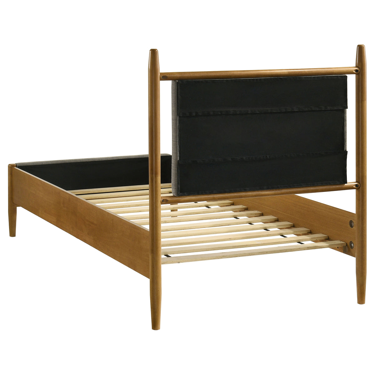 Mason 46-inch Panel Platform Bed Light Brown - Twin