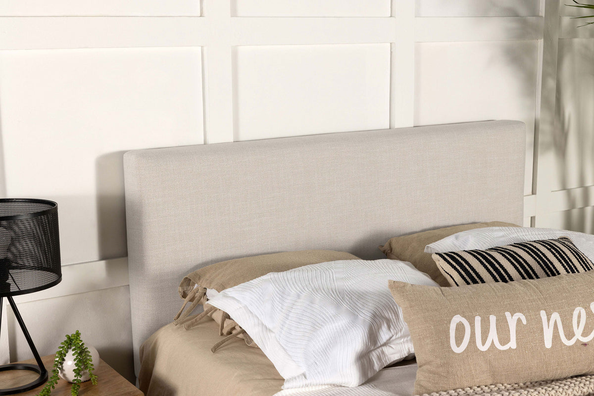 Pirro Upholstered Panel Headboard Sand - King