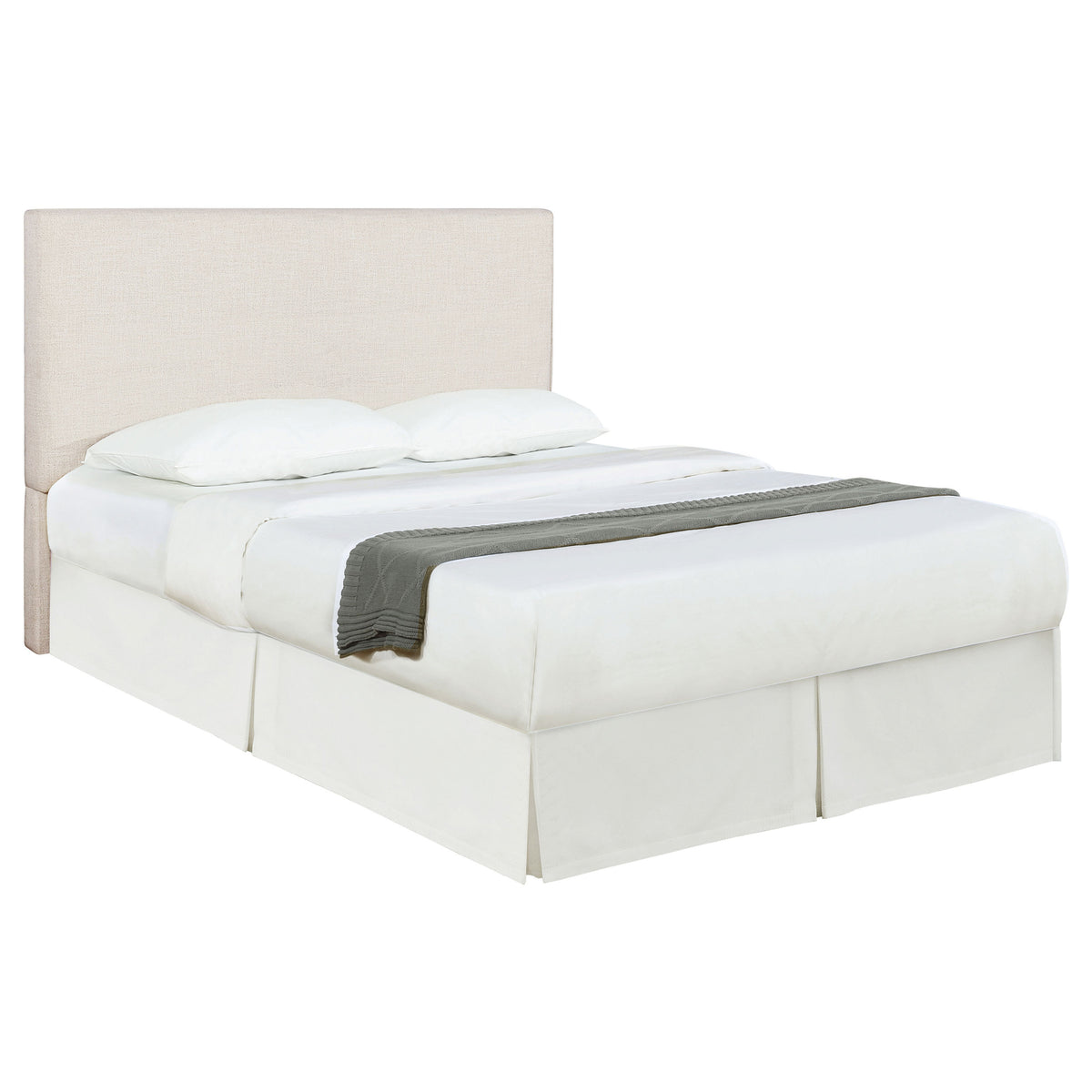 Pirro Upholstered Panel Headboard Sand - King