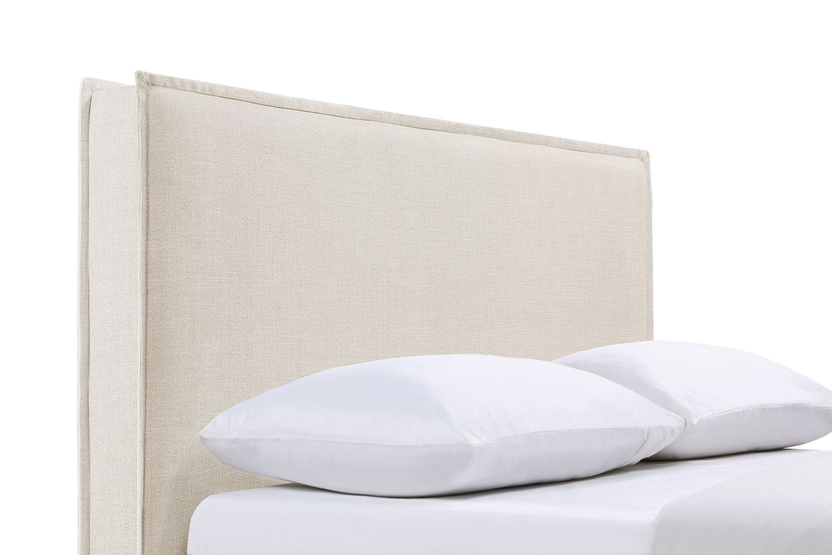 Izzy Upholstered Panel Headboard Sand - King