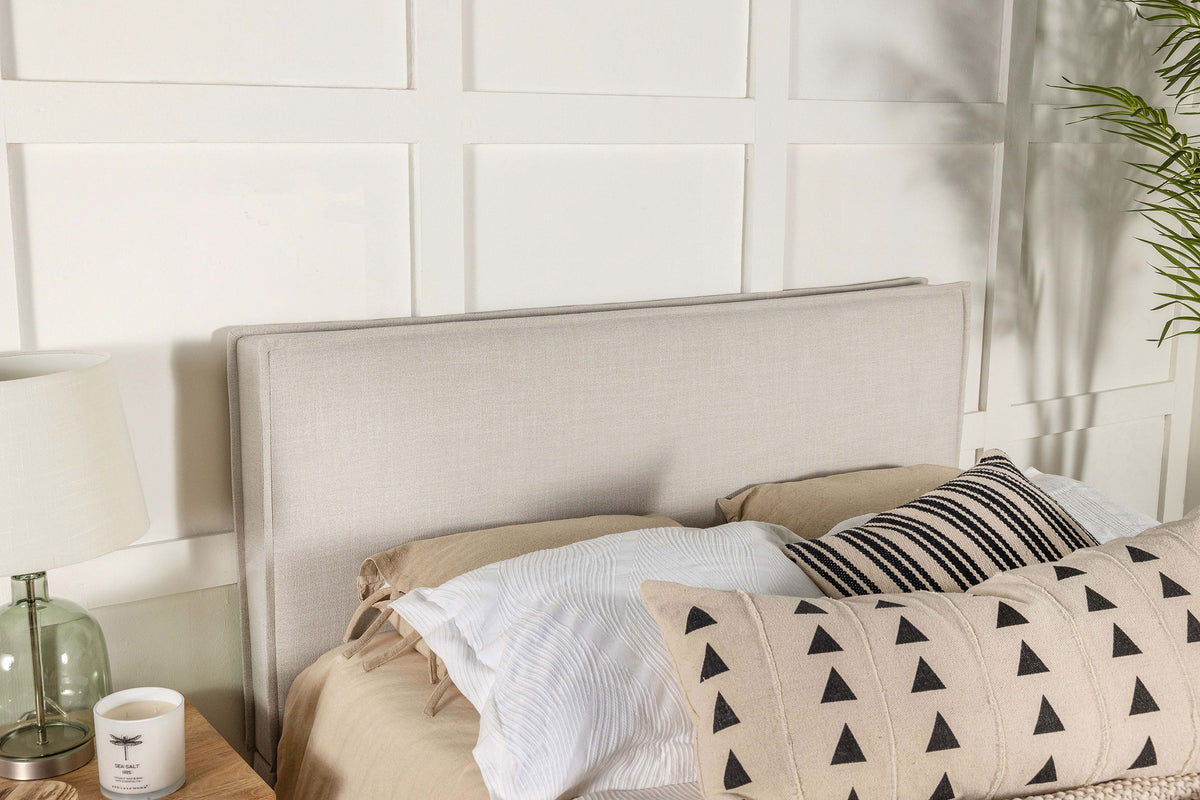 Izzy Upholstered Panel Headboard Sand - Queen or Full