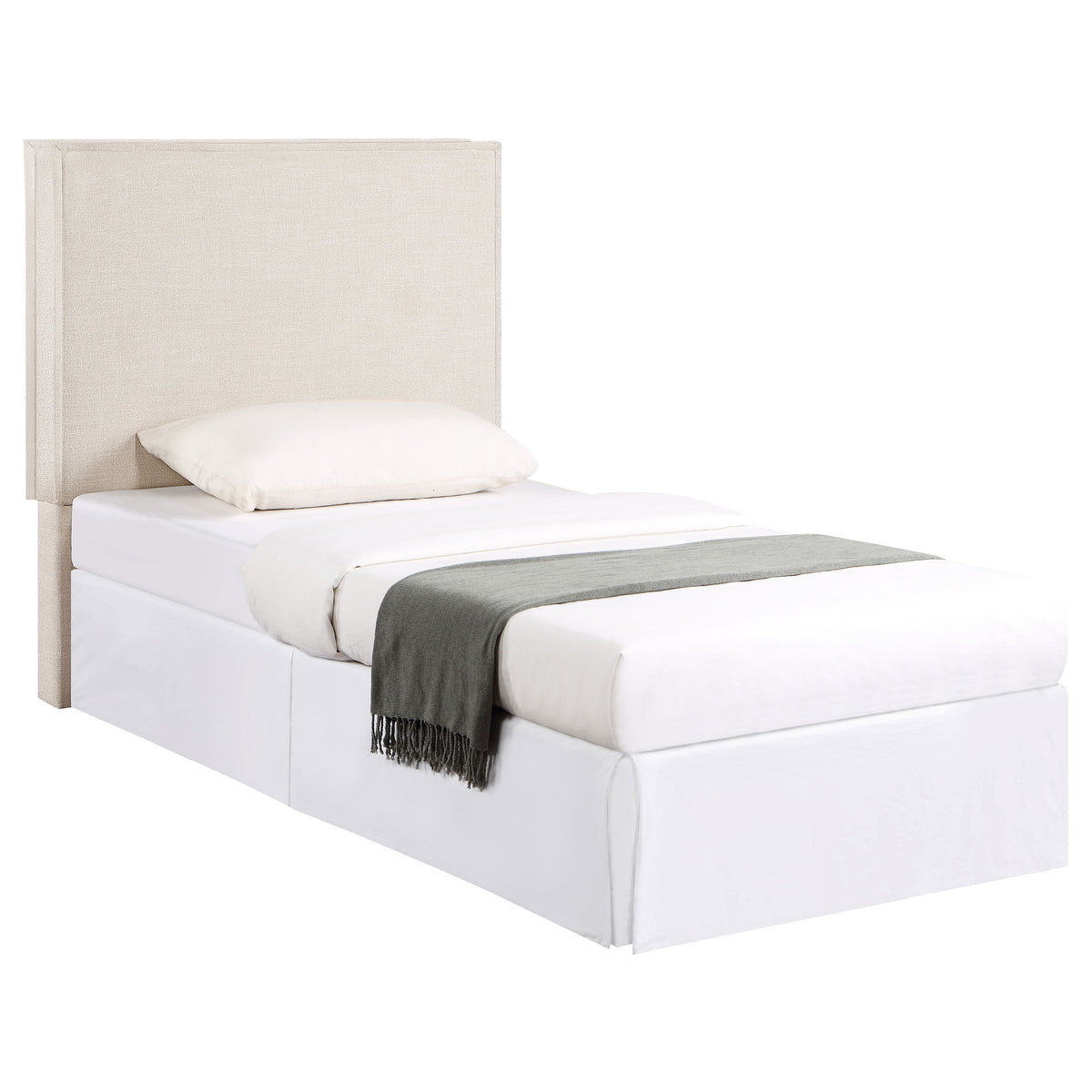 Izzy Upholstered Panel Headboard Sand - Twin