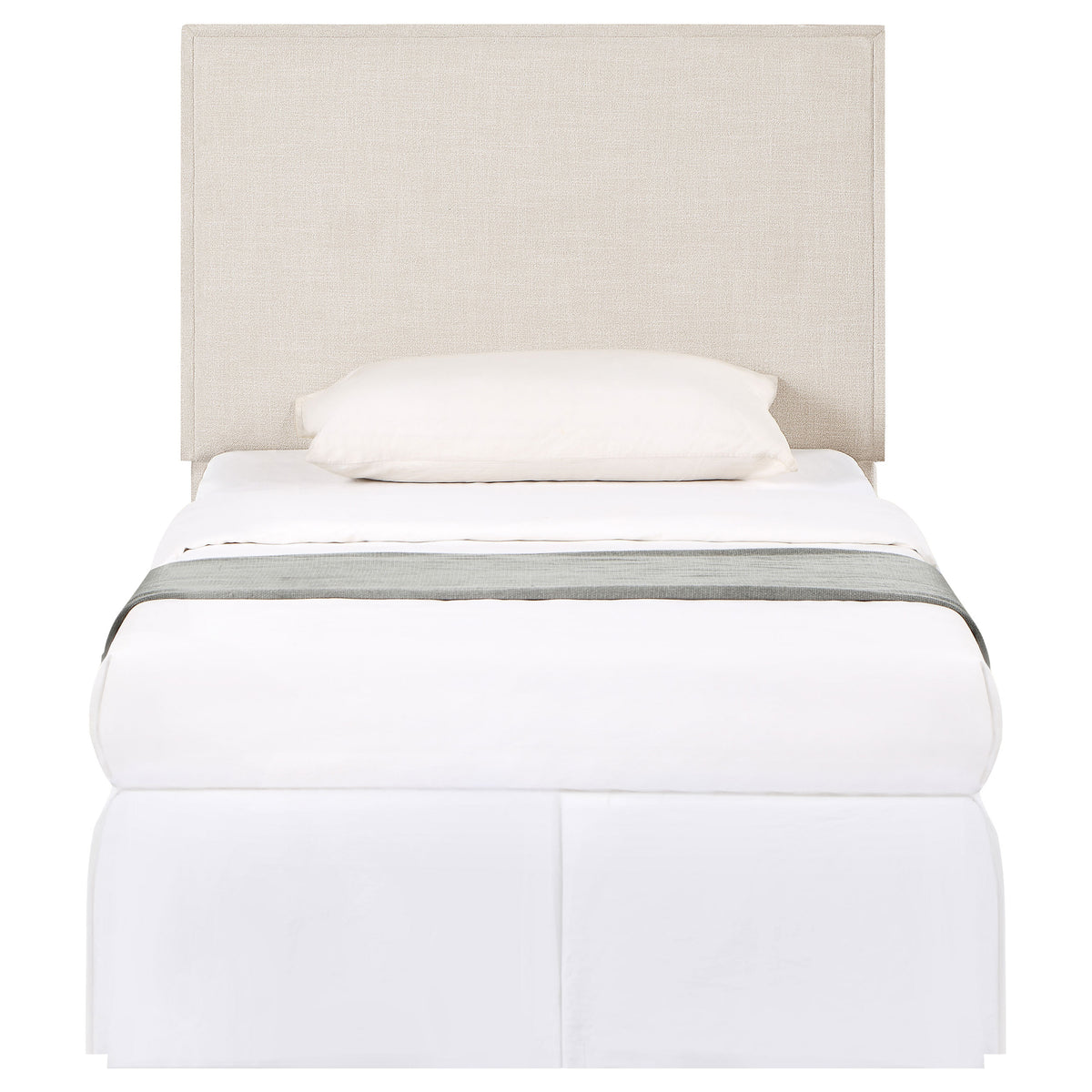 Izzy Upholstered Panel Headboard Sand - Twin