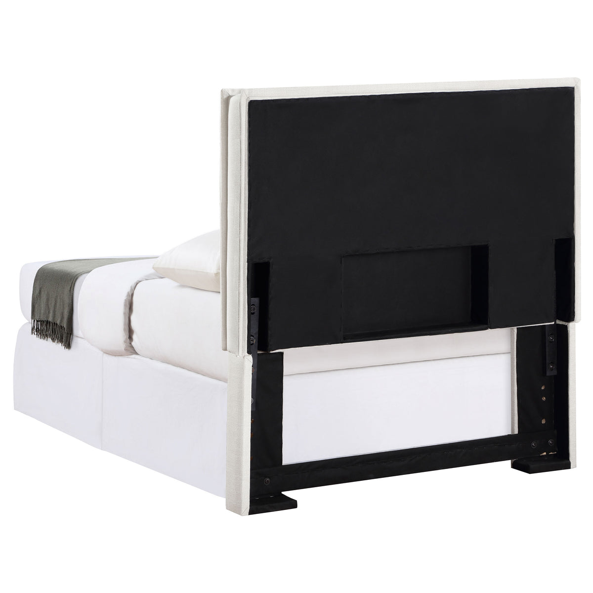 Izzy Upholstered Panel Headboard Sand - Twin