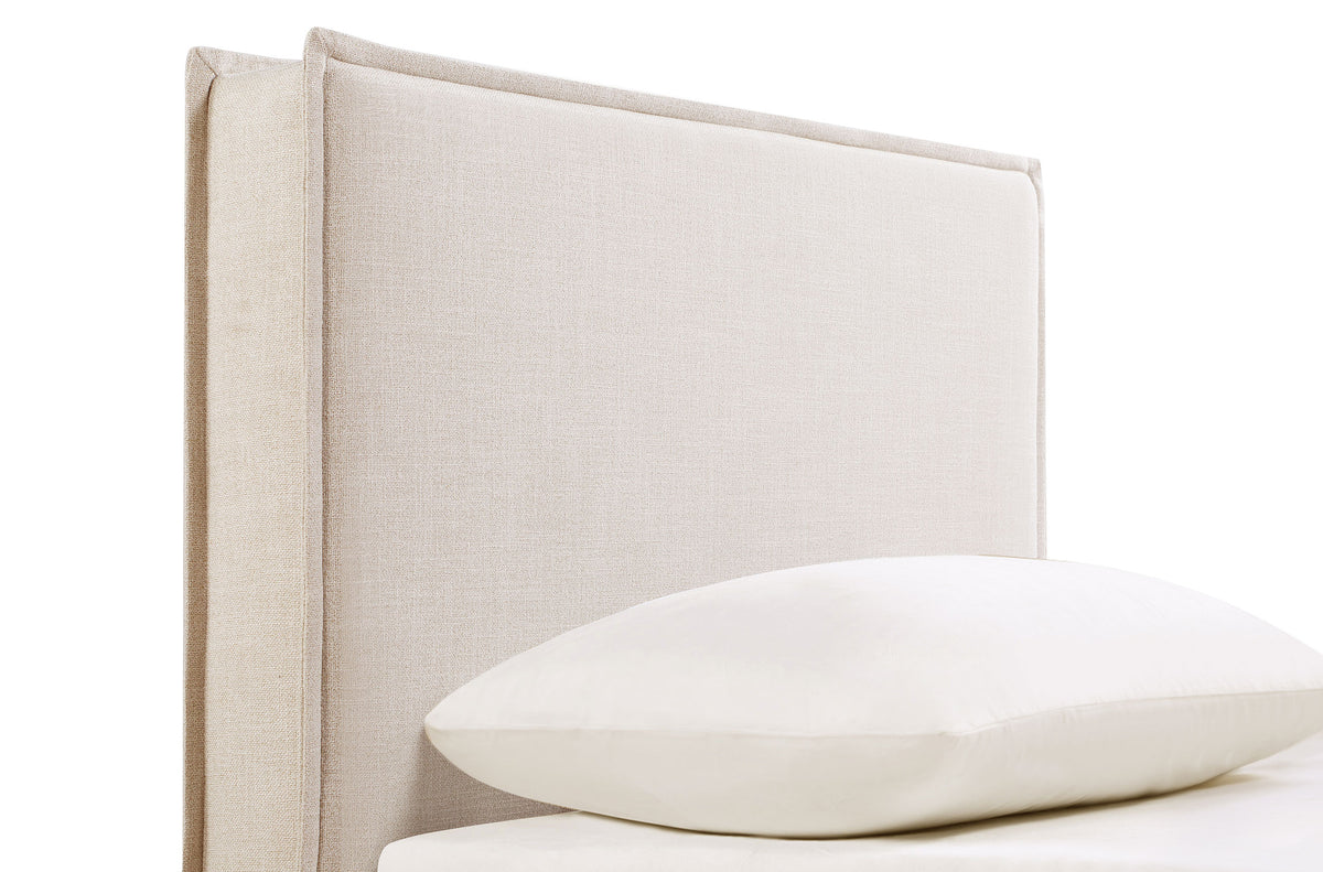 Izzy Upholstered Panel Headboard Sand - Twin