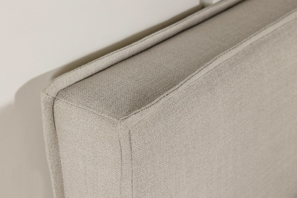 Izzy Upholstered Panel Headboard Sand - Twin