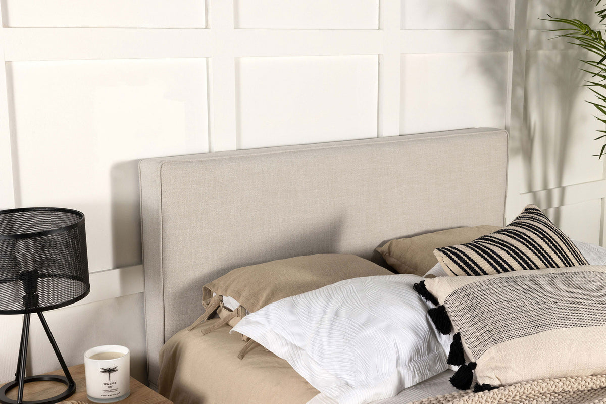 Kosmo Upholstered Panel Headboard Sand - King