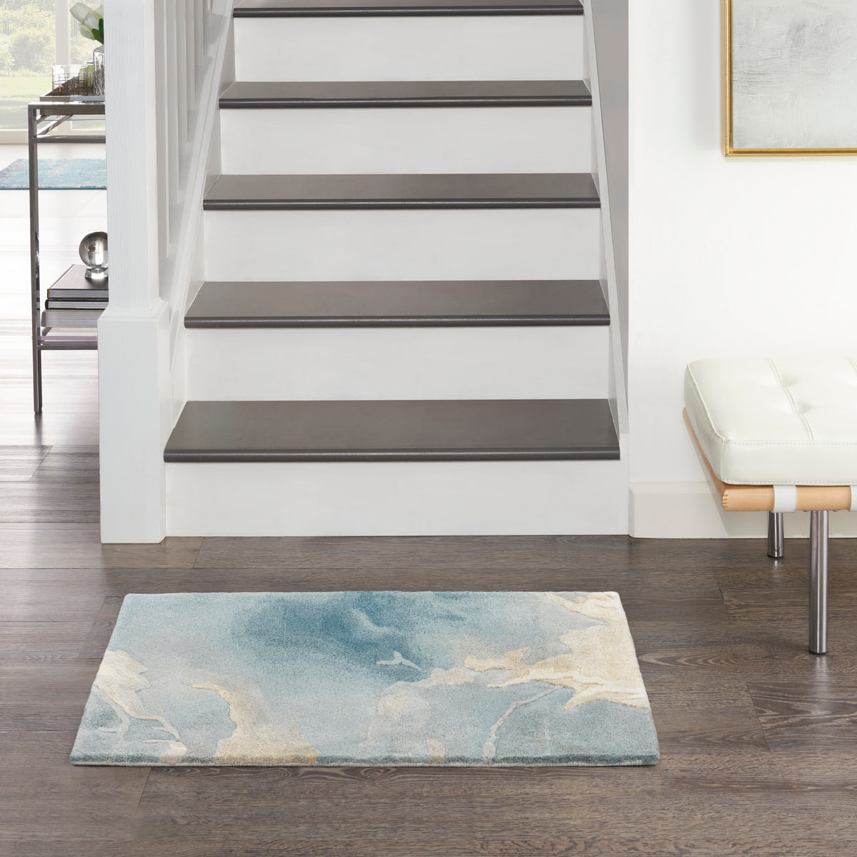 Prismatic PRS40 Blue Multicolor Rug - room scene