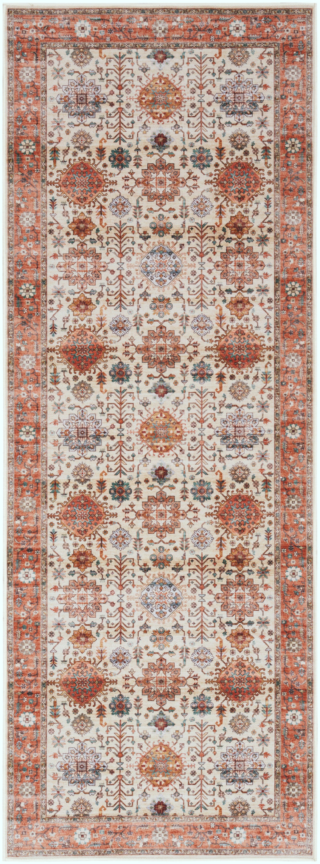 Fulton FUL12 Beige Multicolor Rug - Runner