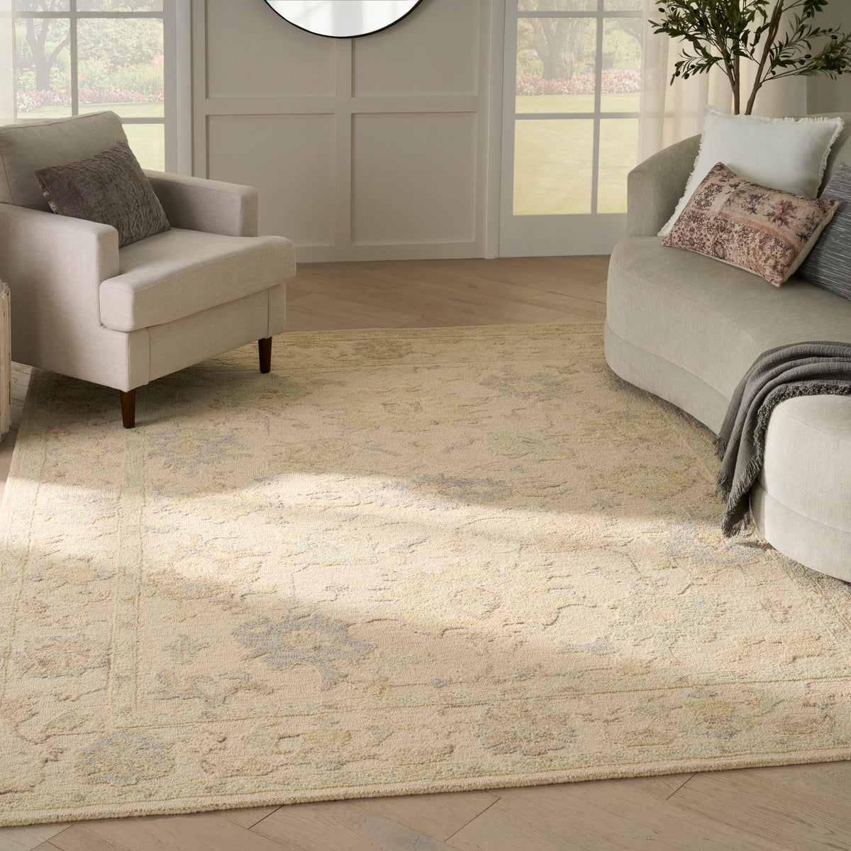 Maison MSO02 Ivory Rug - room scene
