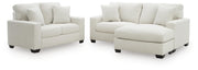 Greenbriar Sofa Chaise and Loveseat