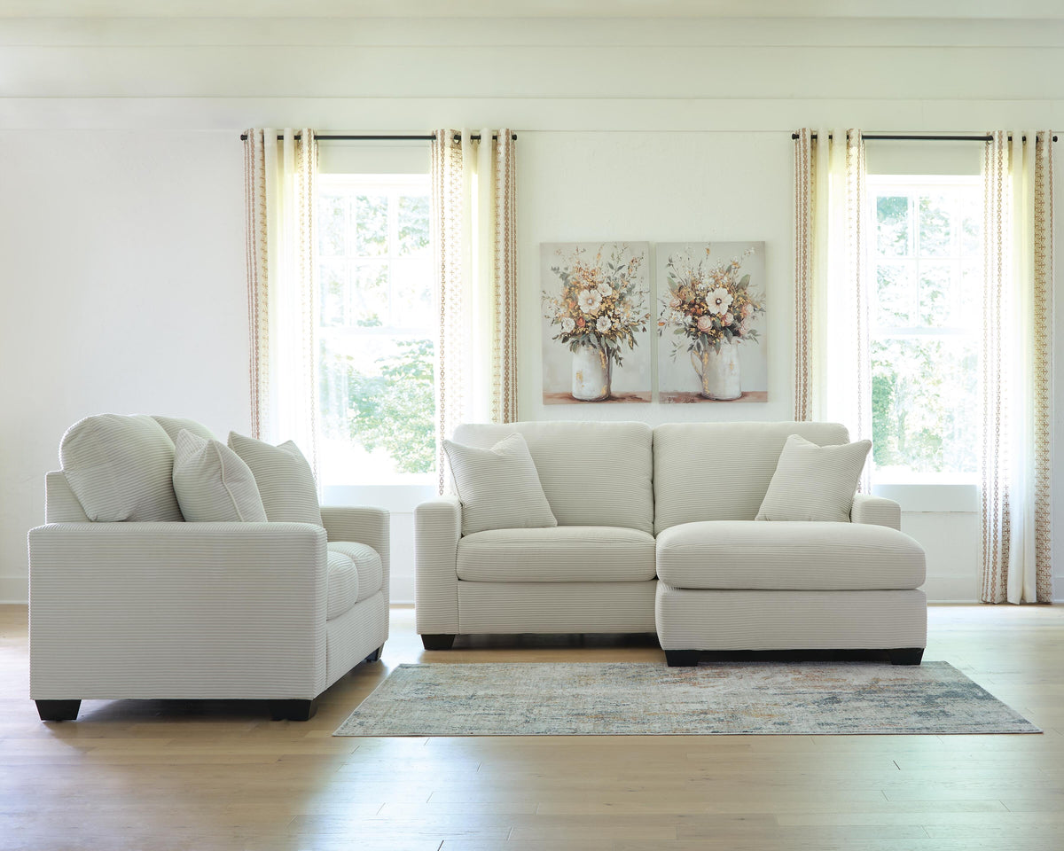 Greenbriar Sofa Chaise and Loveseat