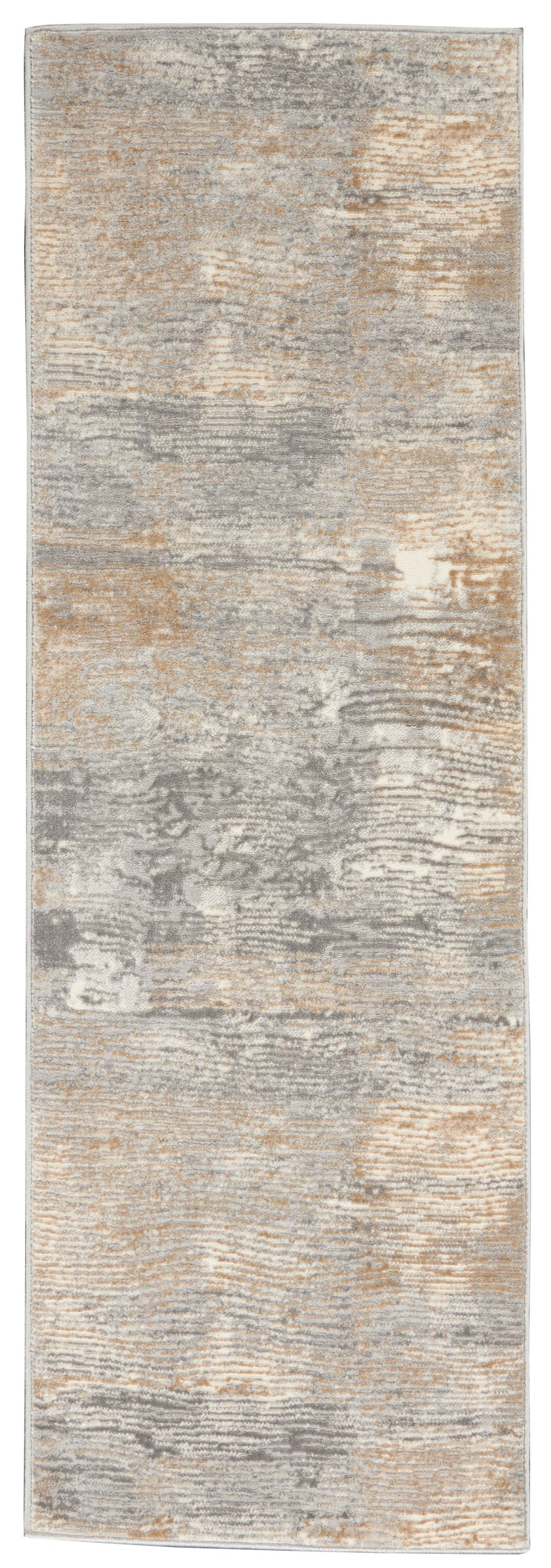Solace SLA01 Grey Beige Rug - Runner