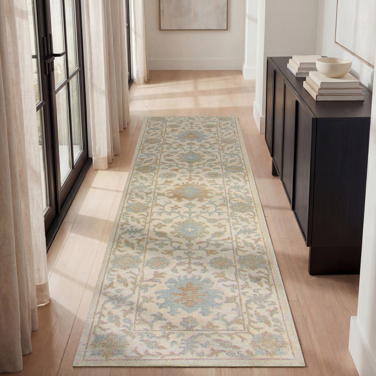 Celia CIA01 Ivory Rug - room scene