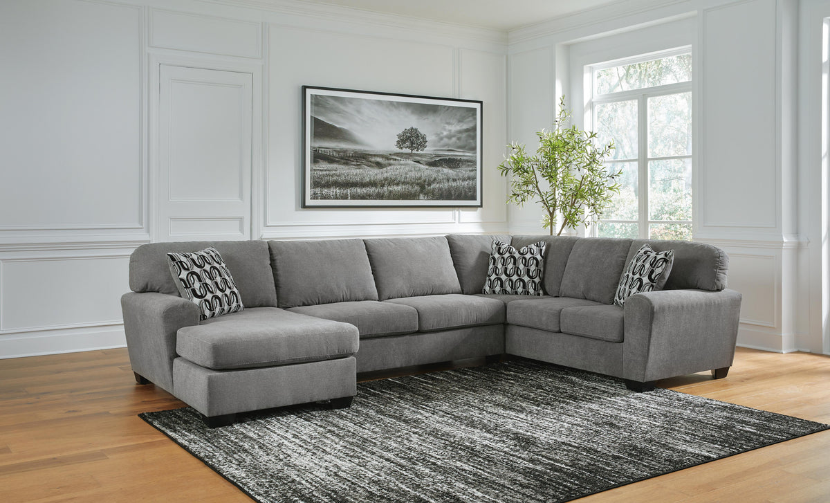 Birkdale Court 3-Piece Sectional with Chaise Chenille