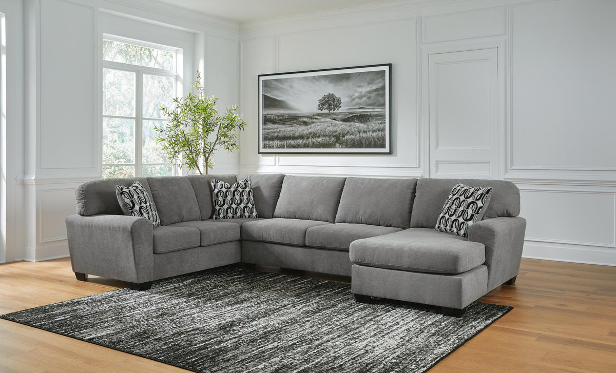 Birkdale Court 3-Piece Sectional with Chaise Chenille