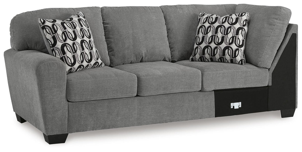 Birkdale Court LAF Sofa w/Corner Wedge Chenille