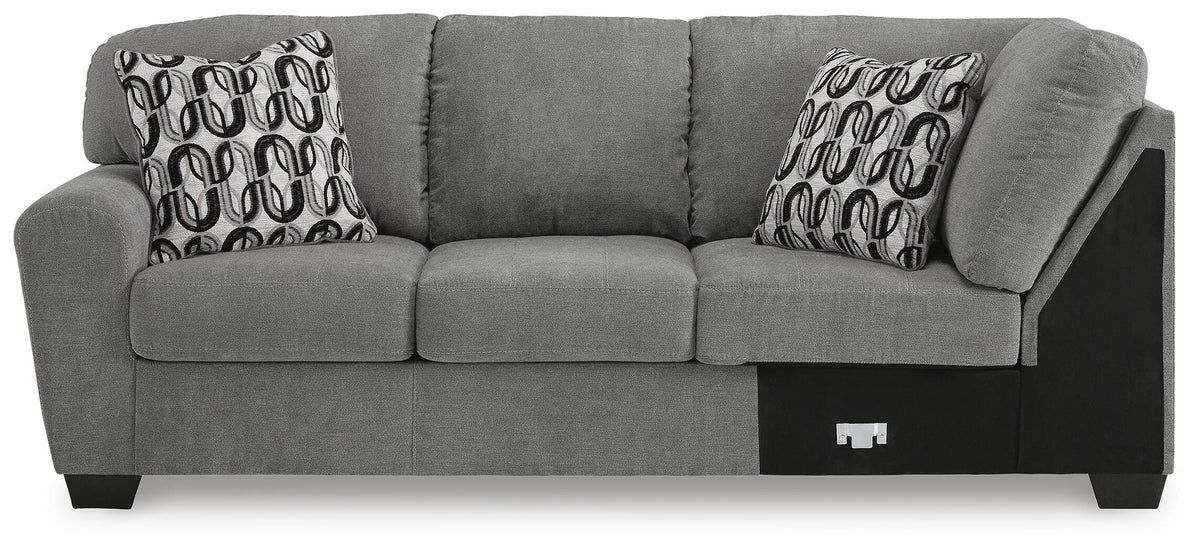 Birkdale Court LAF Sofa w/Corner Wedge Chenille