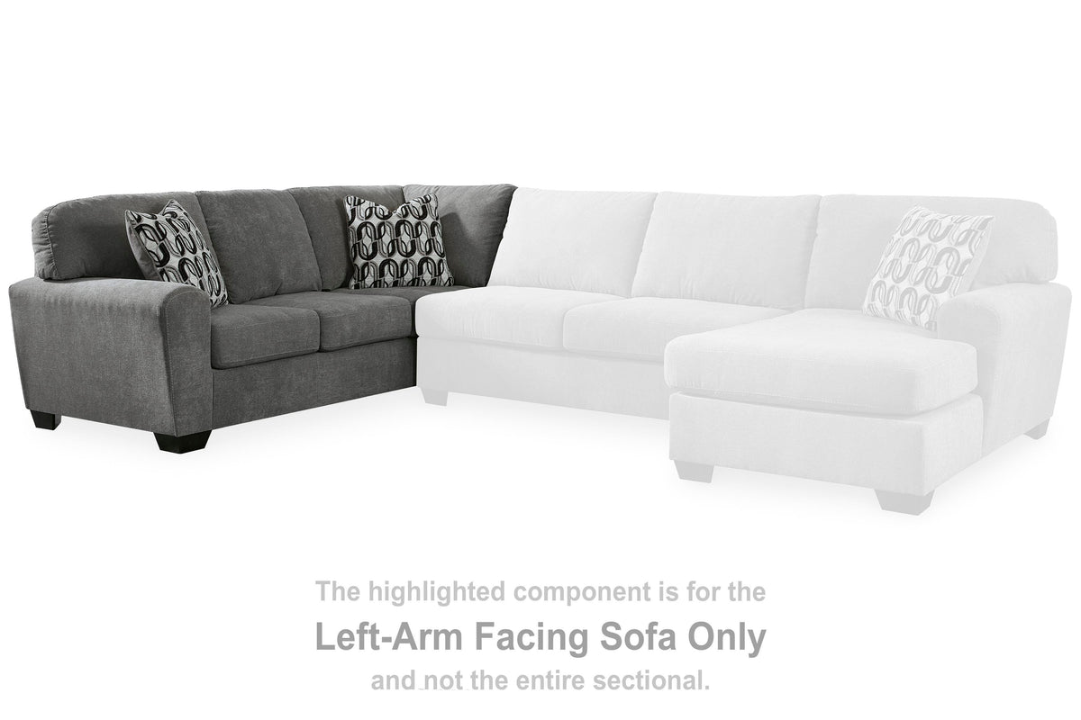 Birkdale Court LAF Sofa w/Corner Wedge Chenille