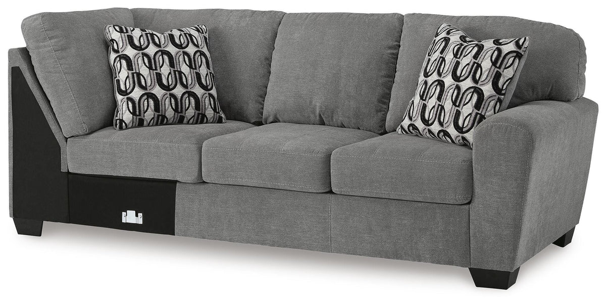Birkdale Court RAF Sofa w/Corner Wedge Chenille