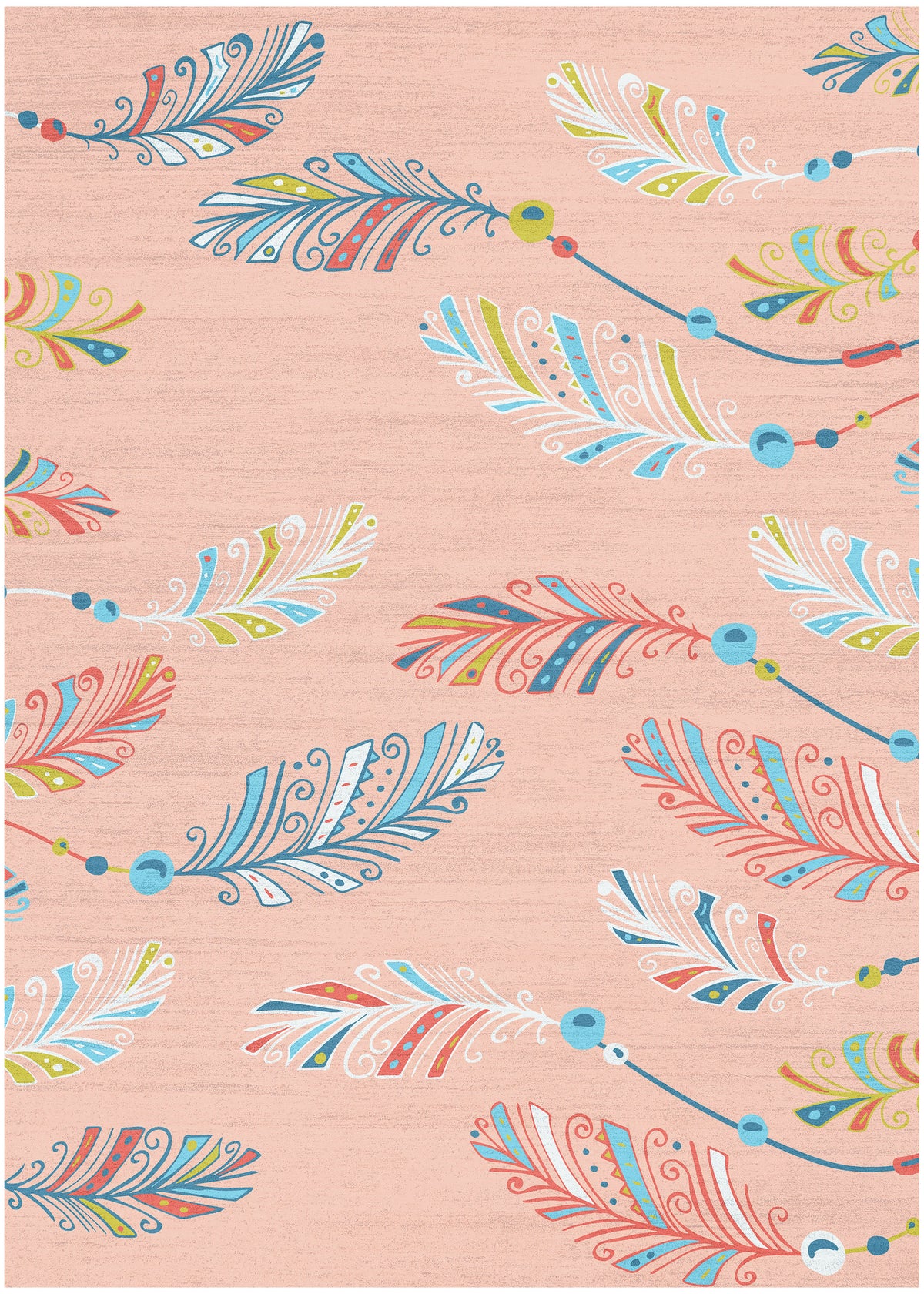 Imagination IMA12 Pink Multicolor Rug - Rectangle