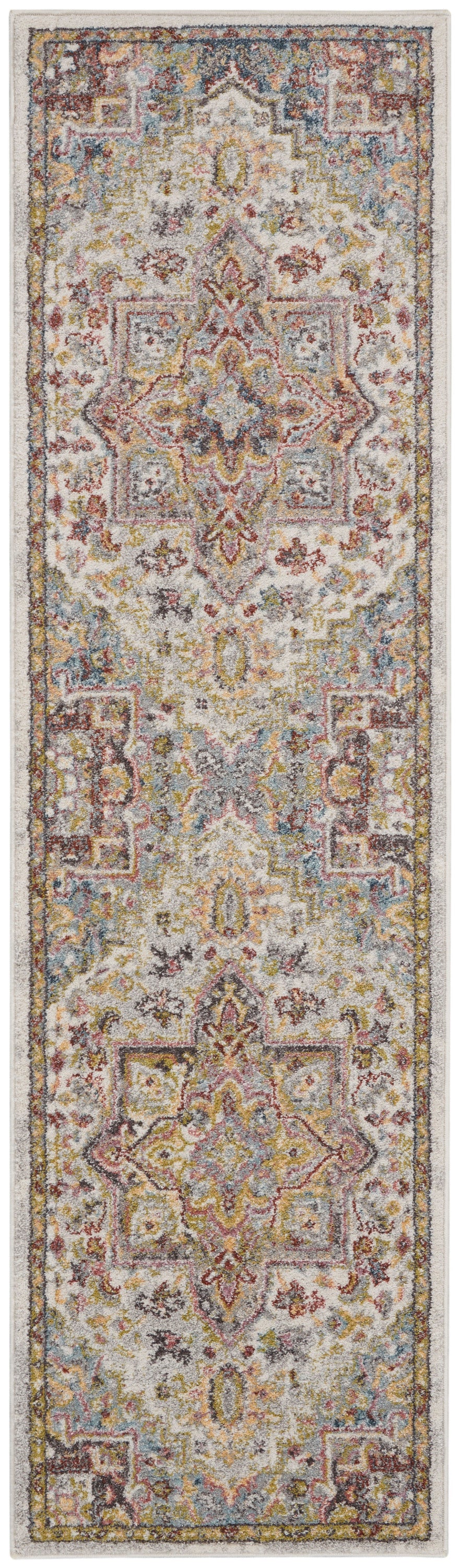 Soraya SOR04 Ivory Multicolor Rug - Runner