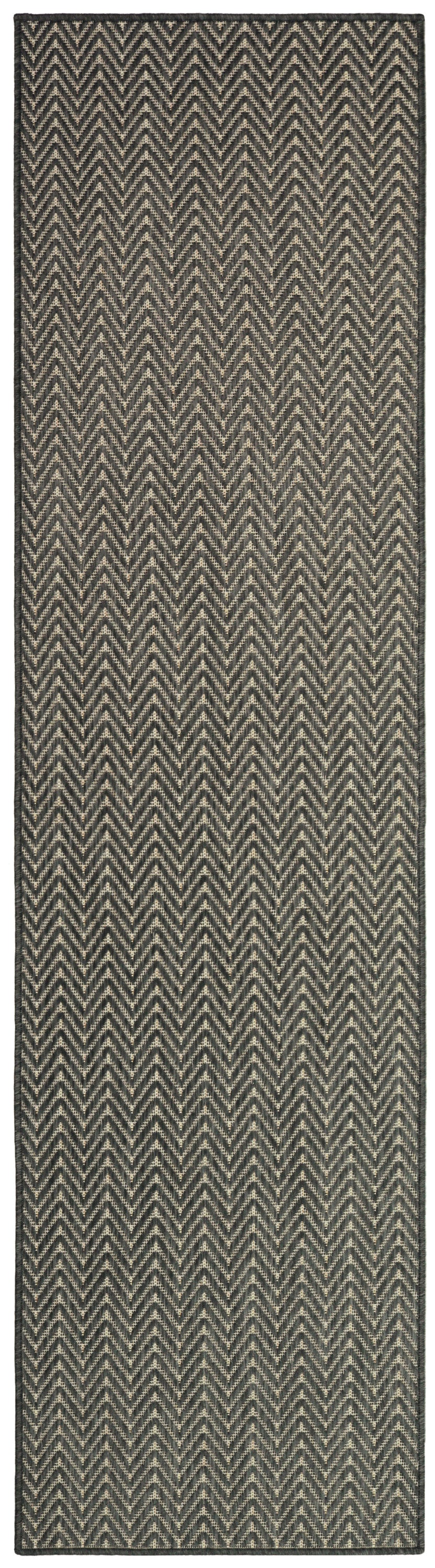 Horizon Indoor/Outdoor HOZ02 Charcoal Rug - Runner