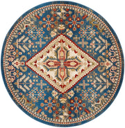 Karisma KAR02 Blue Ivory Rug - Round