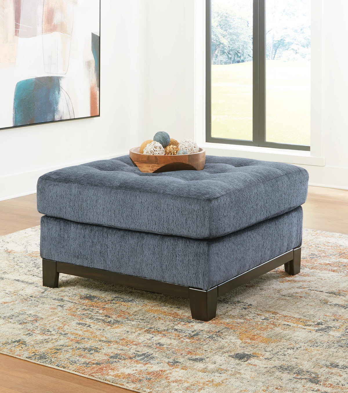 Maxon Place Oversized Accent Ottoman Chenille