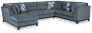 Maxon Place 3-Piece Sectional with Chaise Chenille