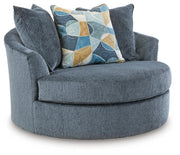 Maxon Place Oversized Swivel Accent Chair Chenille