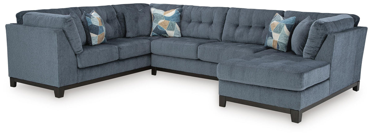 Maxon Place 3-Piece Sectional with Chaise Chenille